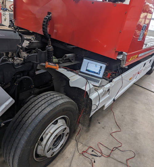 reprogrammation moteur d'un poids lourd par Vosges reprog